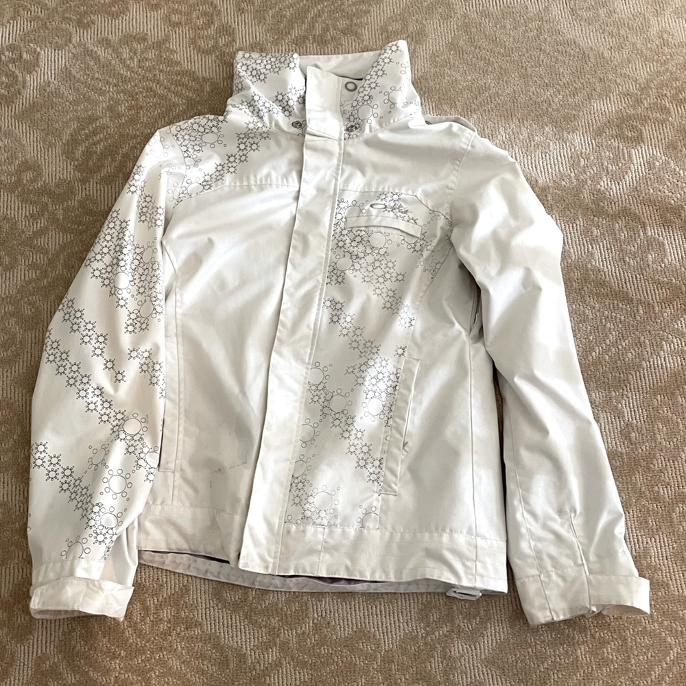 White Womens Oakley Ski Jacket